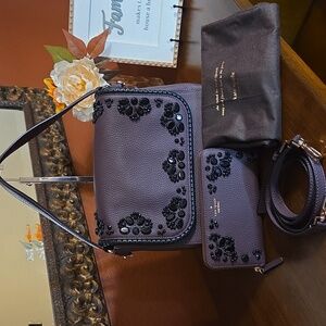 ***NO LONGER FOR SALE***Kate Spade Laurel Way Jeweled Satchel & Wallet NWOT